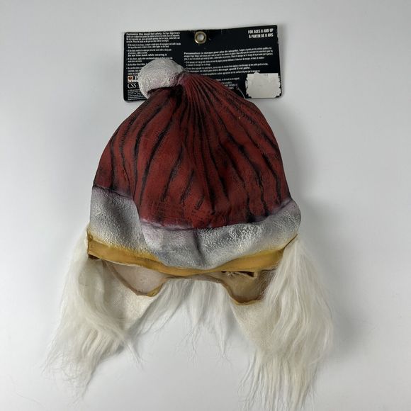 Don Post Old St Crook Mask 2006 Bugler Scary Santa Old Man Paper Magic Group - Picture 8 of 12